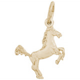 14k Gold Horse Charm photo