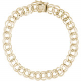 14k Gold 8 Inch Charm Bracelet photo