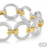 Ashi Diamonds Silver Circle Bracelet photo