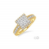 Ashi 14k Yellow Gold Diamond Lovebright Engagement Ring photo