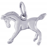 Sterling Silver Horse Charm photo