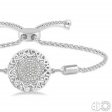Ashi Sterling Silver White Single Cut Diamond Bracelet photo 2