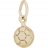 14k Gold Soccer Ball Charm photo