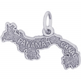 Sterling Silver Panama Canal Charm photo