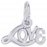 Sterling Silver Love Charm photo