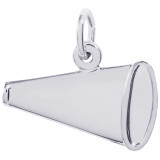 Sterling Silver Megaphone Charm photo