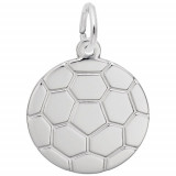 Rembrandt Sterling Silver Charm Soccer Ball Charm photo