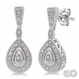 Ashi Diamonds Silver Earrings photo