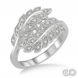 Ashi Diamonds Silver Leaf Ring photo