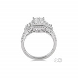Ashi 14k White Gold Round Cut Diamond Lovebright Engagement Ring photo 3