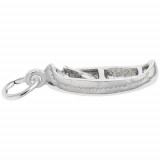 Rembrandt Sterling Silver Canoe Charm photo