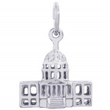 Sterling Silver USA Capitol Bldg. Charm photo