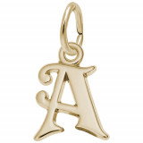 Rembrandt 14k Yellow Gold Initial "A" Charm photo