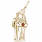 Rembrandt 14k Yellow Gold Bride & Groom Charm photo