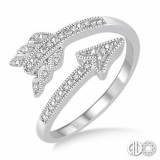 Ashi Diamonds Silver Arrow Ring photo