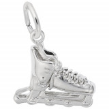 Rembrandt Sterling Silver Inline Skate Charm photo