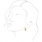 14K Yellow Vintage-Inspired Dangle Earrings - 86881601P photo 3