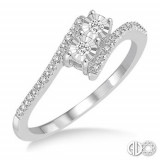 Ashi Diamonds Silver 2Stone Ring photo