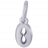 Sterling Silver Initial O Charm photo