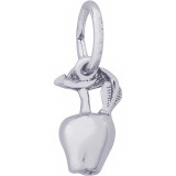 Sterling Silver Apple Charm photo