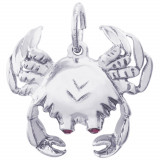 Sterling Silver Crab Charm photo