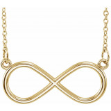 14K Yellow Infinity-Inspired 18 Necklace - 857821001P photo