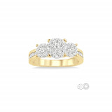 Ashi 14k Yellow Gold Lovebright Round Diamond Engagement Ring photo 2