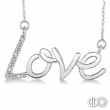 Ashi Diamonds Silver Love Pendant photo