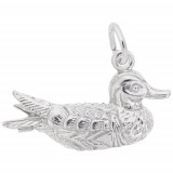 Rembrandt Sterling Silver Duck Charm photo