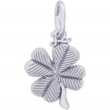 Sterling Silver 4 Leaf Clover Charm photo