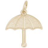 14k Gold Umbrella Charm photo