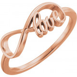 14K Rose Love Infinity-Inspired Ring - 51380103P photo