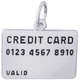 Sterling Silver Credit Card Charm photo