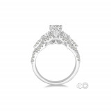 Ashi 14k White Gold Round Cut Diamond Semi-Mount Engagement Ring photo 3