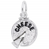 Rembrandt Sterling Silver Cheese Wheel Charm photo