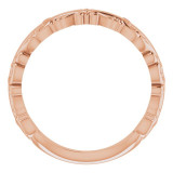 14K Rose Stackable Ring - 51699103P photo 2