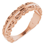 14K Rose Stackable Ring - 51699103P photo