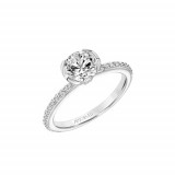 ArtCarved Straight Diamond Engagement Ring photo