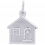 Sterling Silver House Charm photo