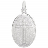 Rembrandt Sterling Silver Cross Charm photo