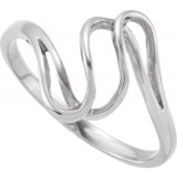 14K White Metal Fashion Ring - 523411176P photo