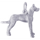 Sterling Silver Great Dane Charm photo
