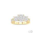 Ashi 14k Yellow Gold Lovebright Round Diamond Engagement Ring photo 2