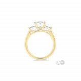 Ashi 14k Yellow Gold Lovebright Round Diamond Engagement Ring photo 3