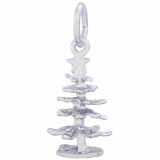Sterling Silver Christmas Tree Charm photo