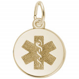 Rembrandt 14k Yellow Gold Medical Charm photo 2