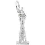 Rembrandt Sterling Silver Seattle Space Needle Charm photo