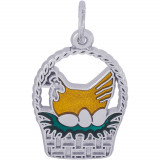 Sterling Silver 3 French Hens Charm photo