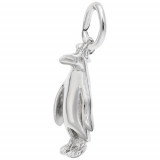 Rembrandt Sterling Silver Penguin Charm photo