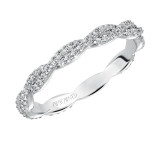 Artcarved Bridal Mounted with Side Stones Contemporary Eternity Diamond Anniversary Band 14K White Gold - 33-V93C4W65-L.00 photo